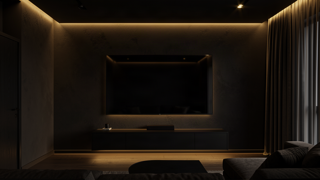 Conceptual luxury home technology environment
